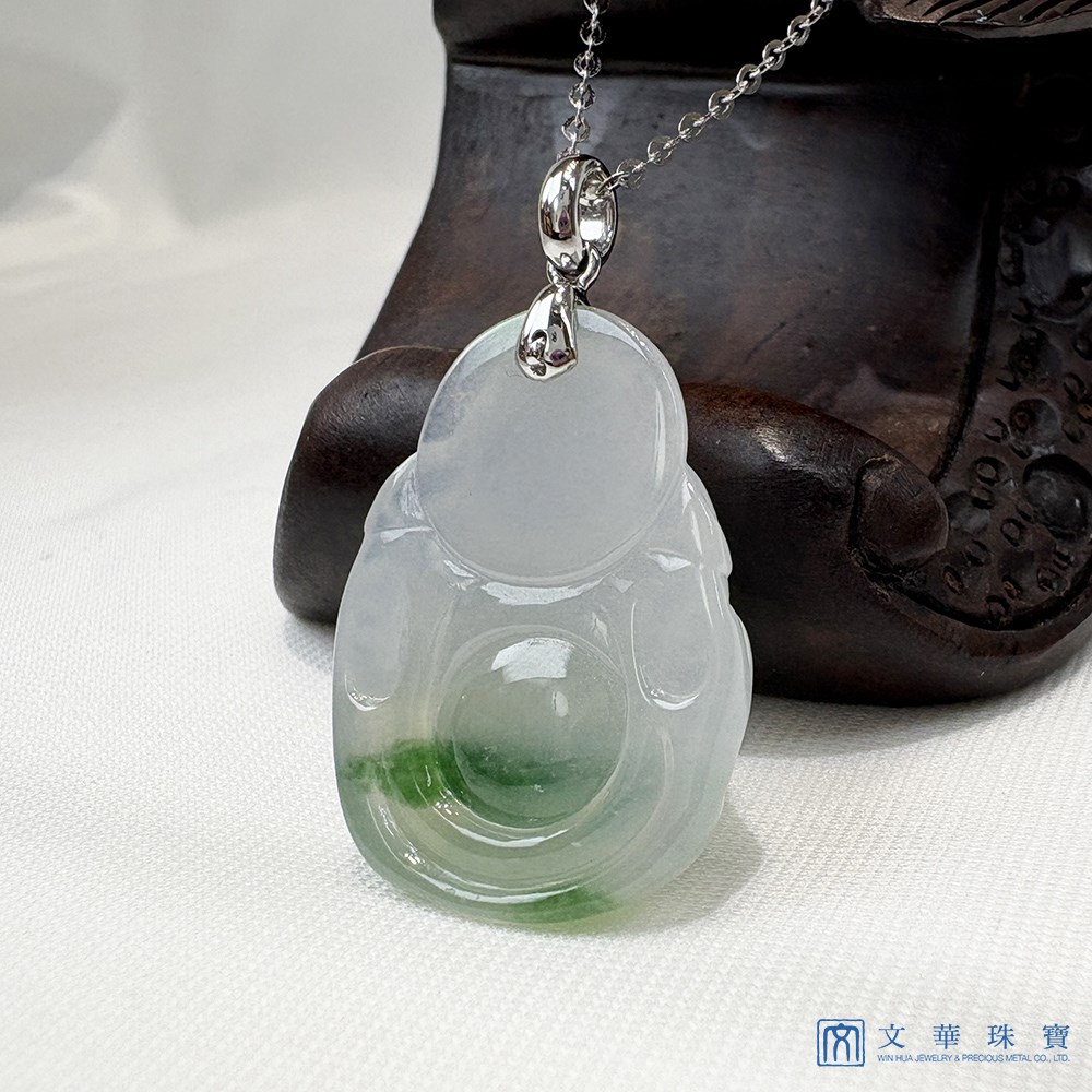 冰種飄蘭花彌勒佛