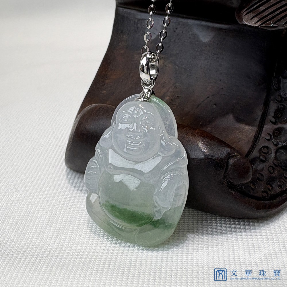 冰種飄蘭花彌勒佛