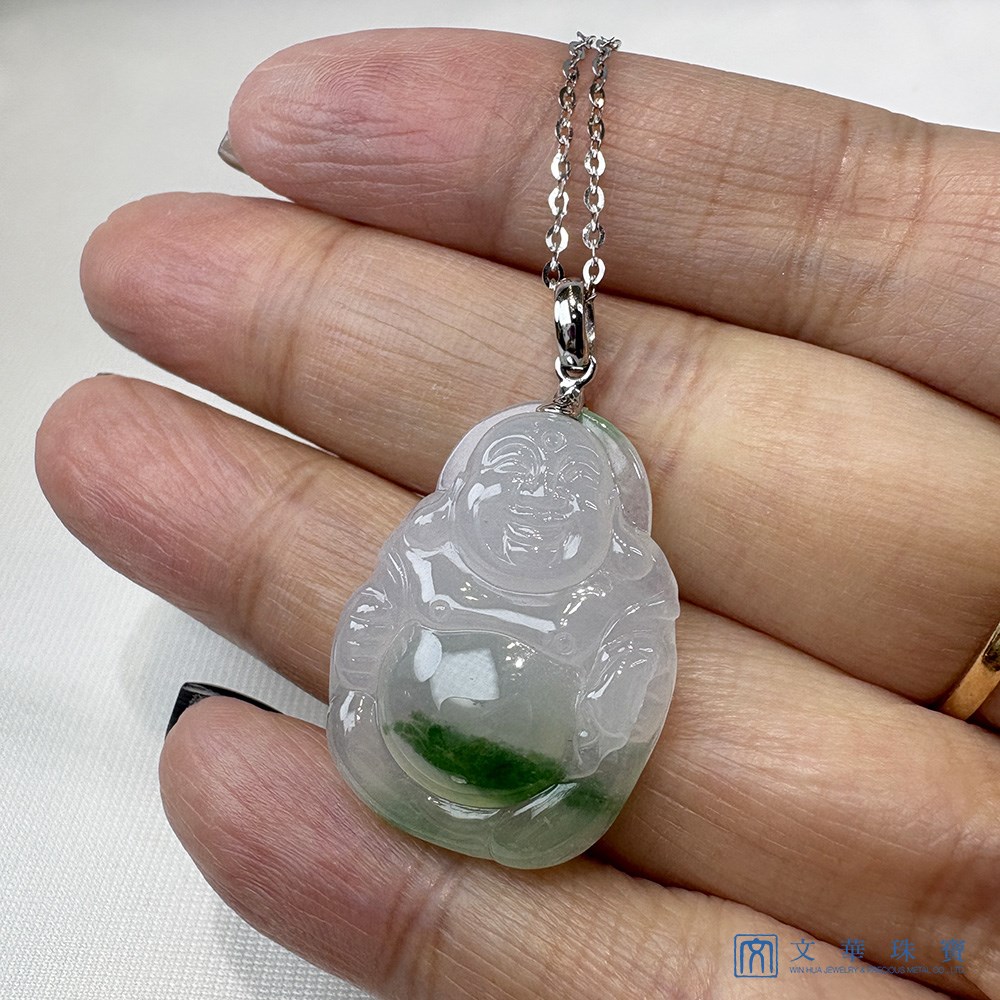 冰種飄蘭花彌勒佛