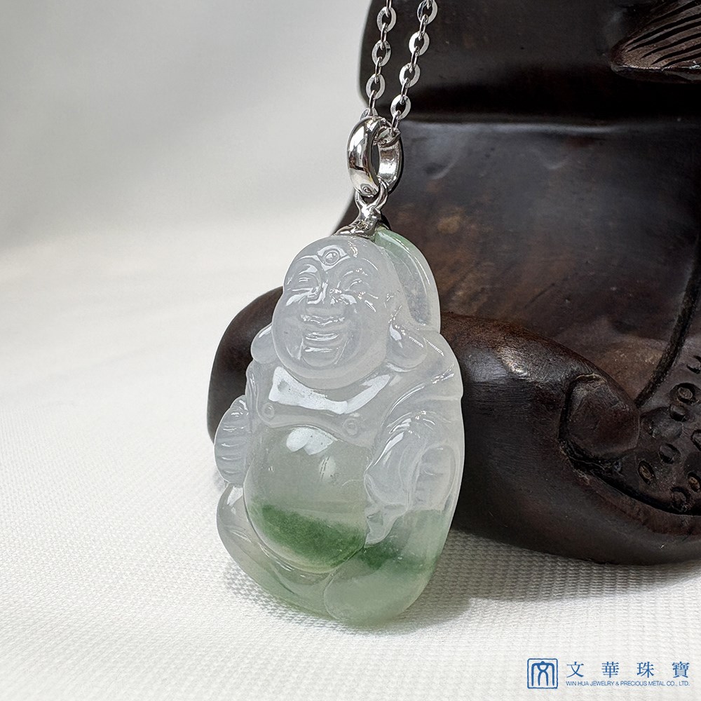 冰種飄蘭花彌勒佛