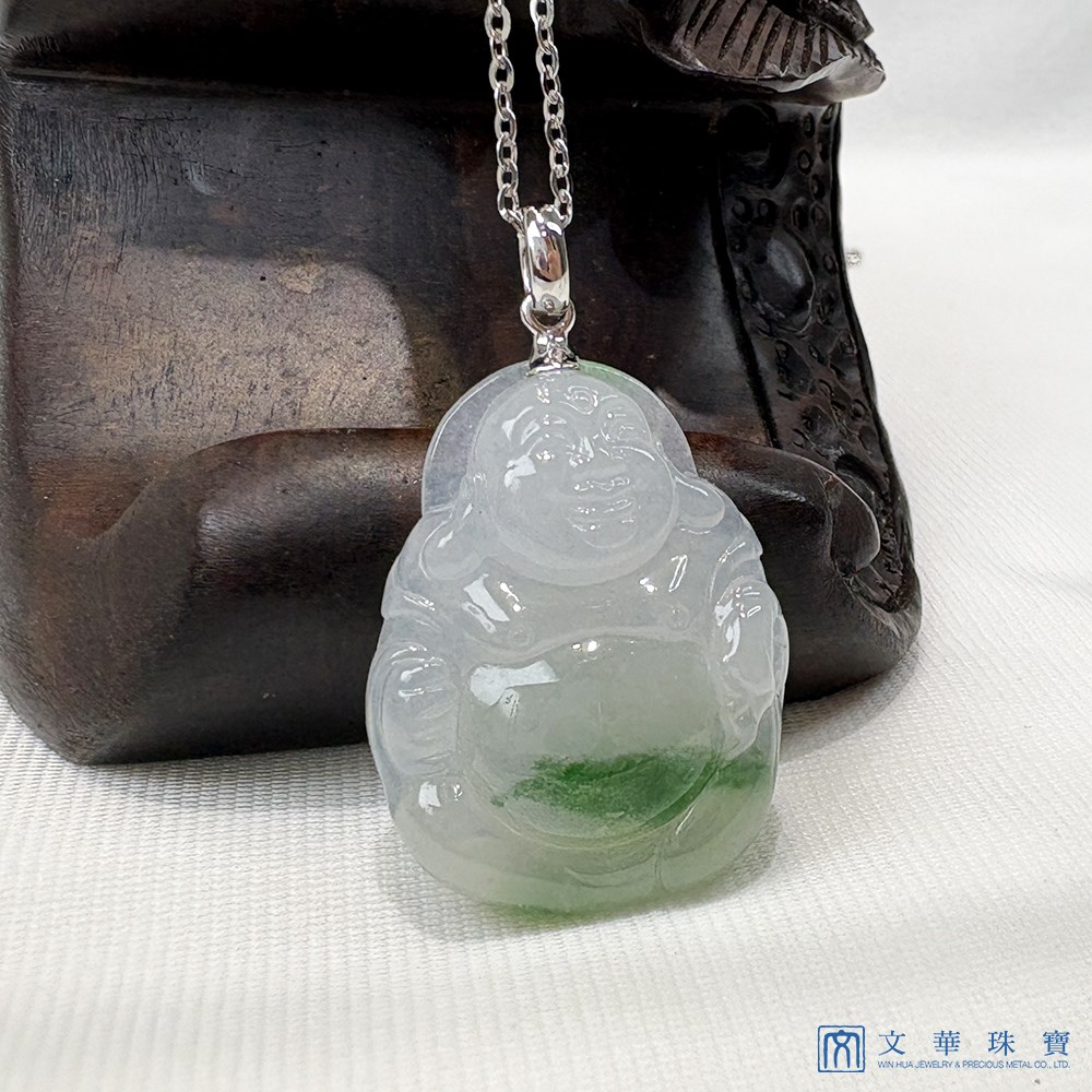 冰種飄蘭花彌勒佛