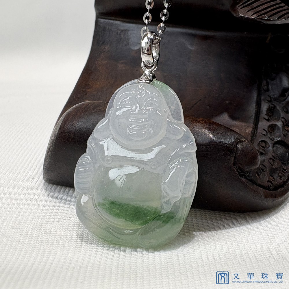 冰種飄蘭花彌勒佛