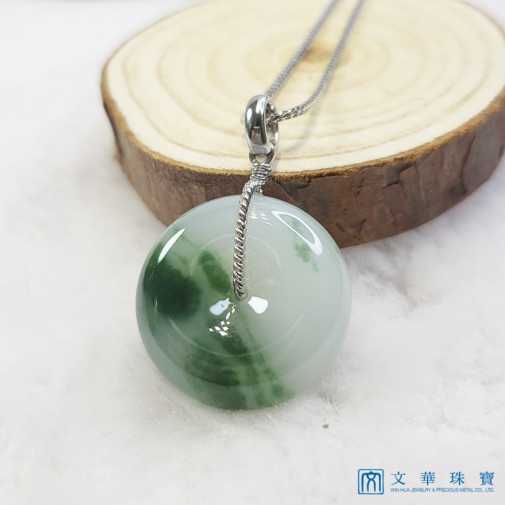 冰糯飄蘭花平安扣(已售出)