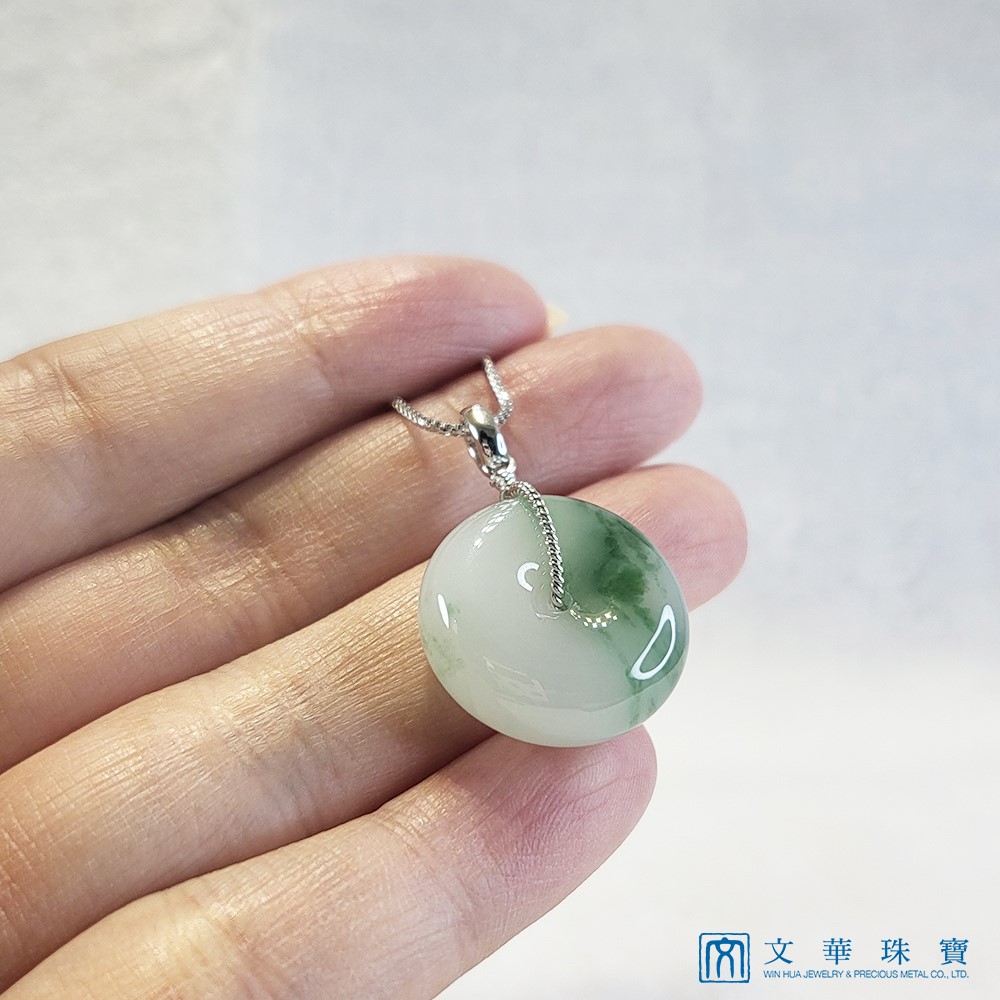 冰糯飄蘭花平安扣(已售出)