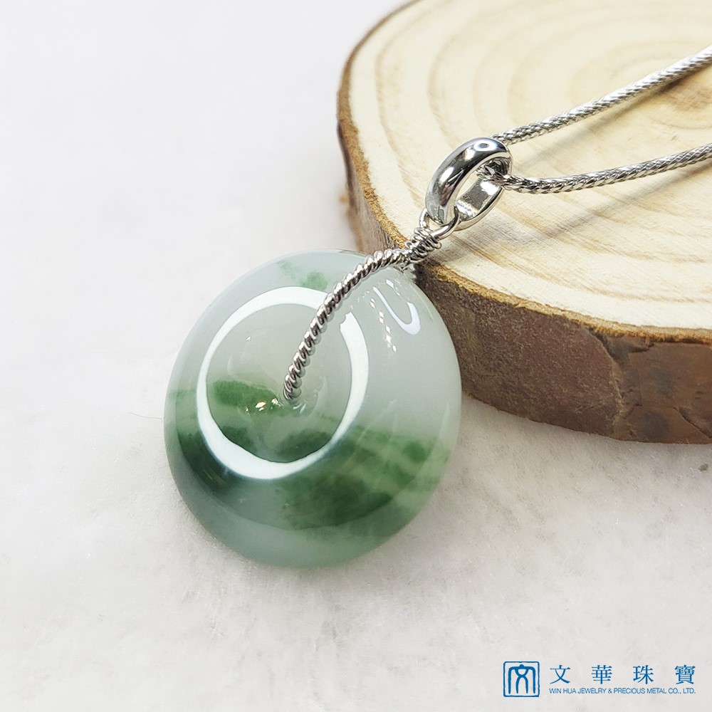 冰糯飄蘭花平安扣(已售出)