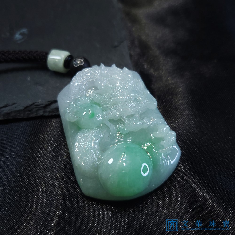 白底青龍牌 贈精美中國繩乙入(已售出)