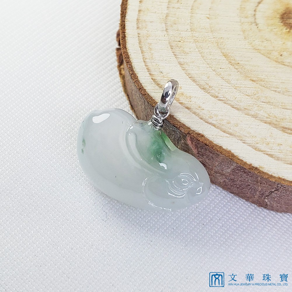 冰種飄綠小兔子玉墜(已售出)