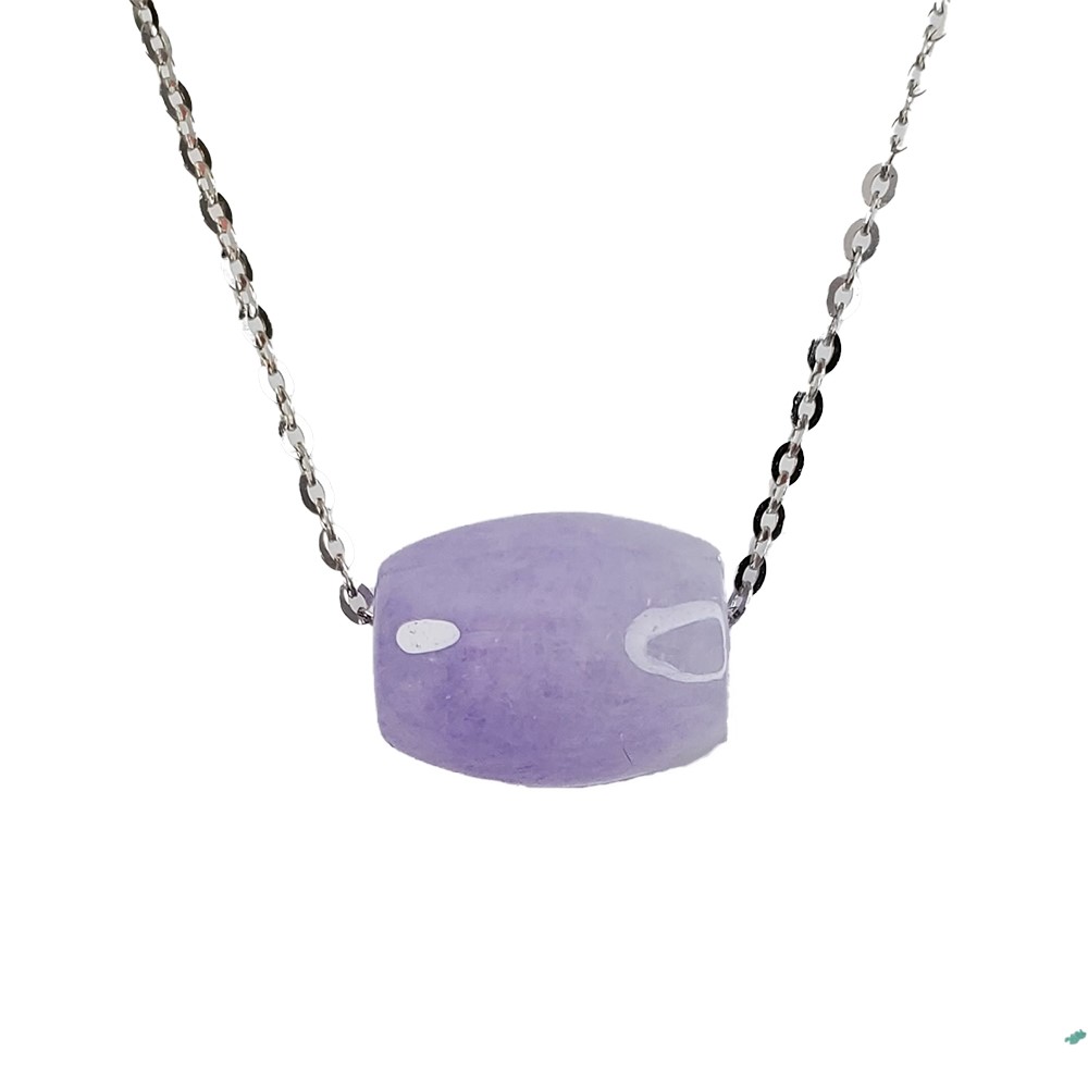 紫羅蘭路路通翡翠項鍊(已售出)