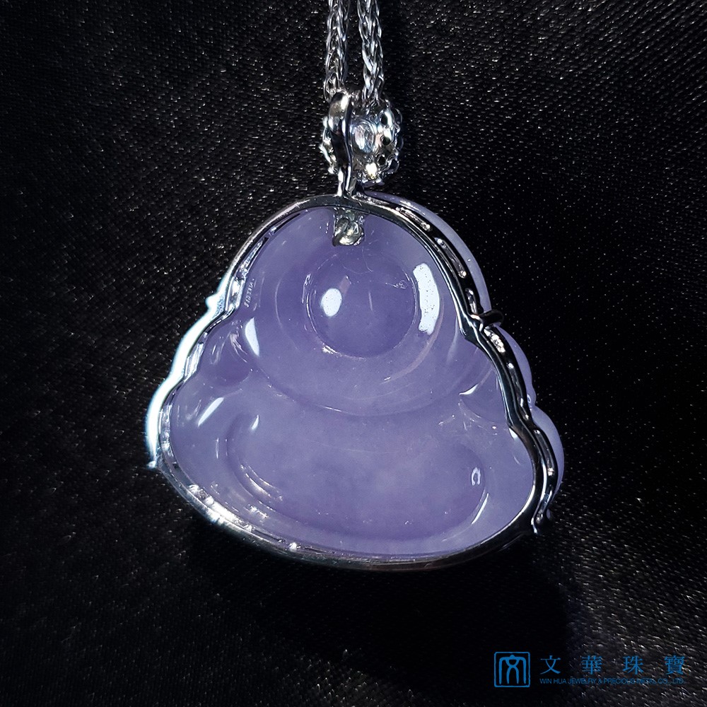 紫羅蘭彌勒佛玉墜(已售出)