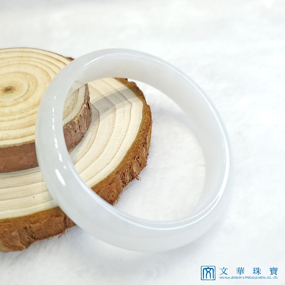 冰糯種白翡貴妃鐲 17.5圍
