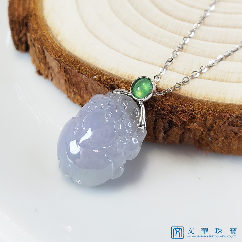 冰種粉紫貔貅玉墜(已售出)