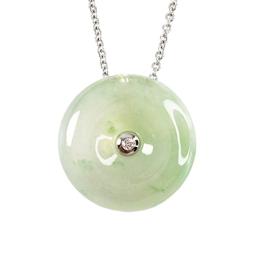 高冰芙蓉簡約平安扣