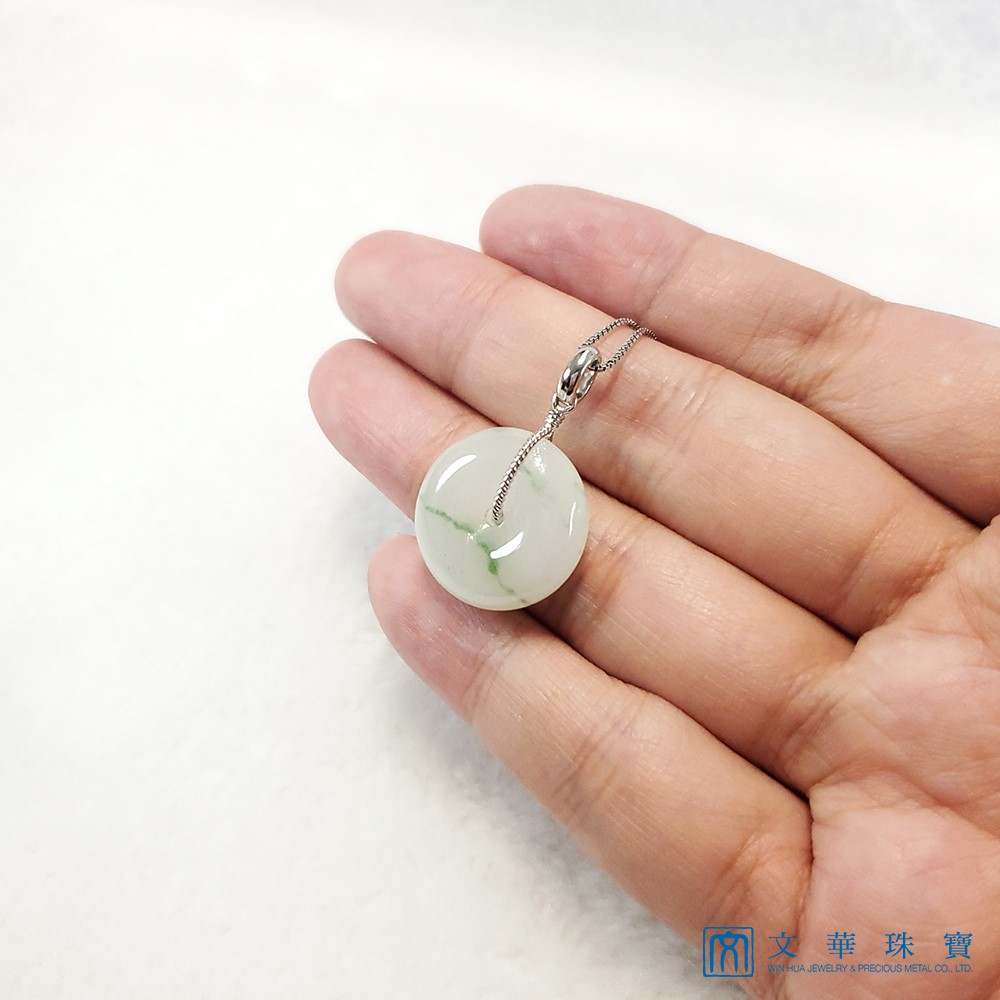 冰糯飄花平安扣 (已售出)