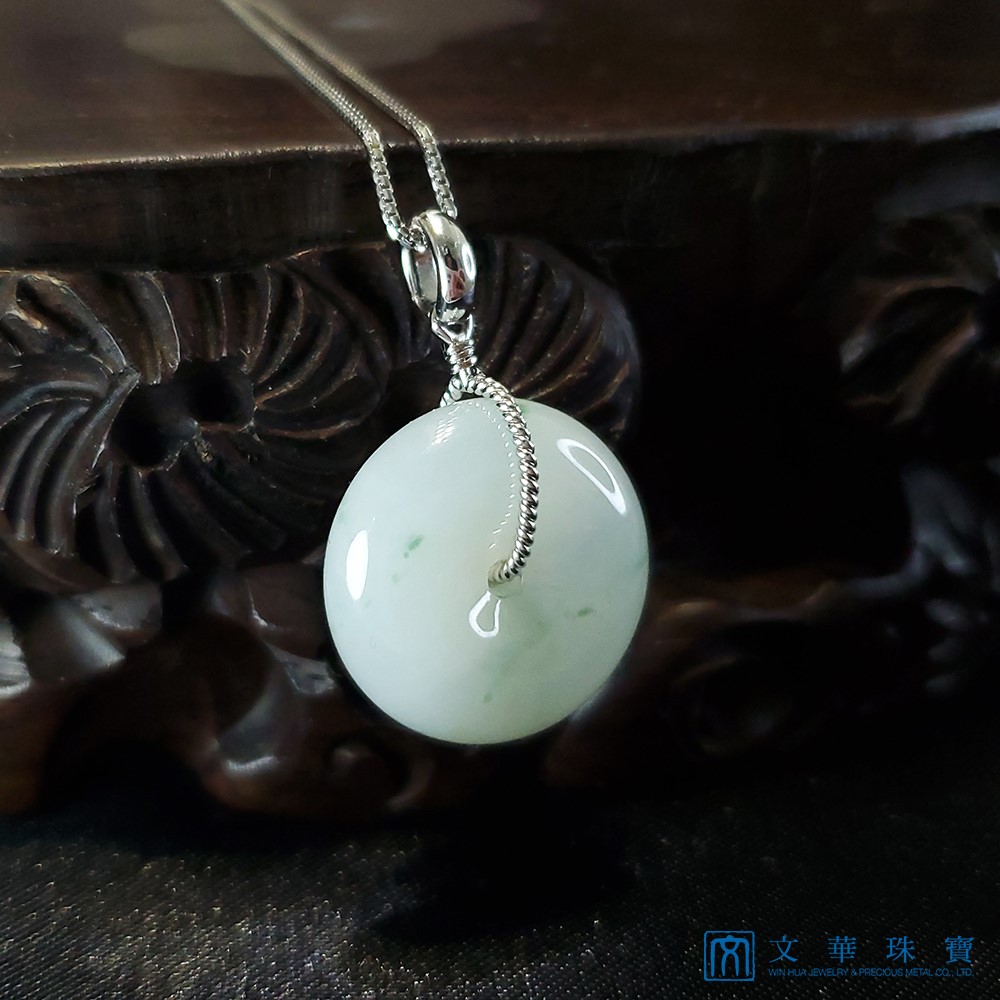 冰糯飄花平安扣 (已售出)