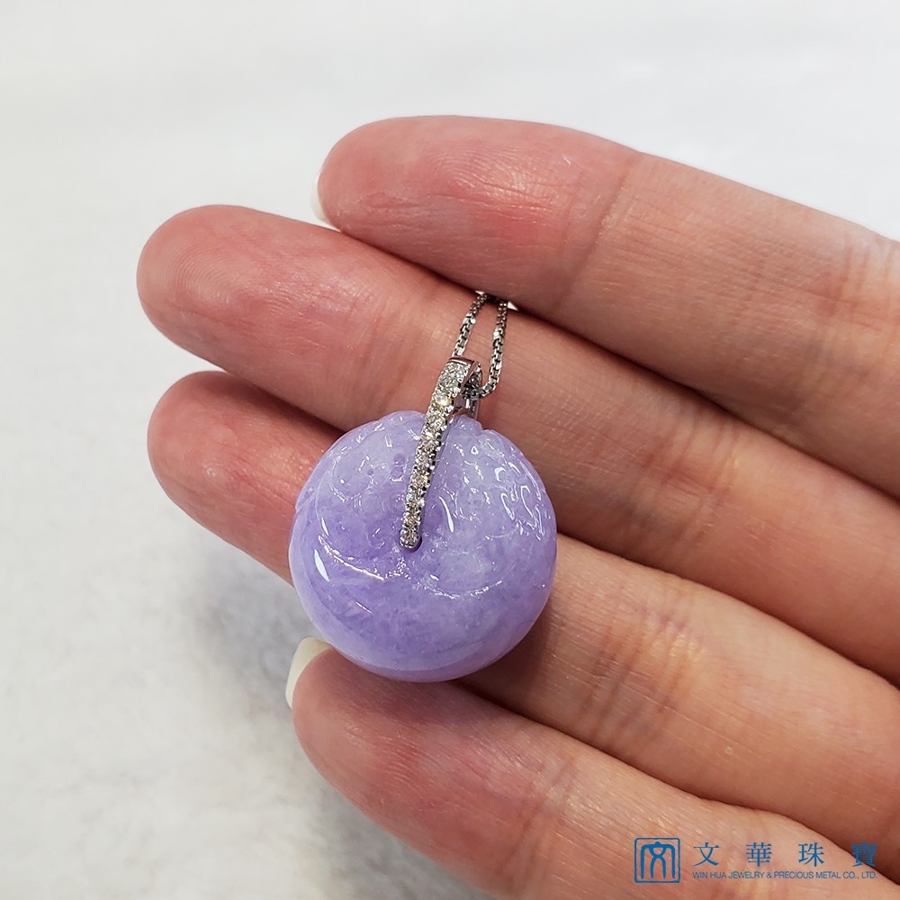 紫羅蘭龍扣鑽墜(已售出)