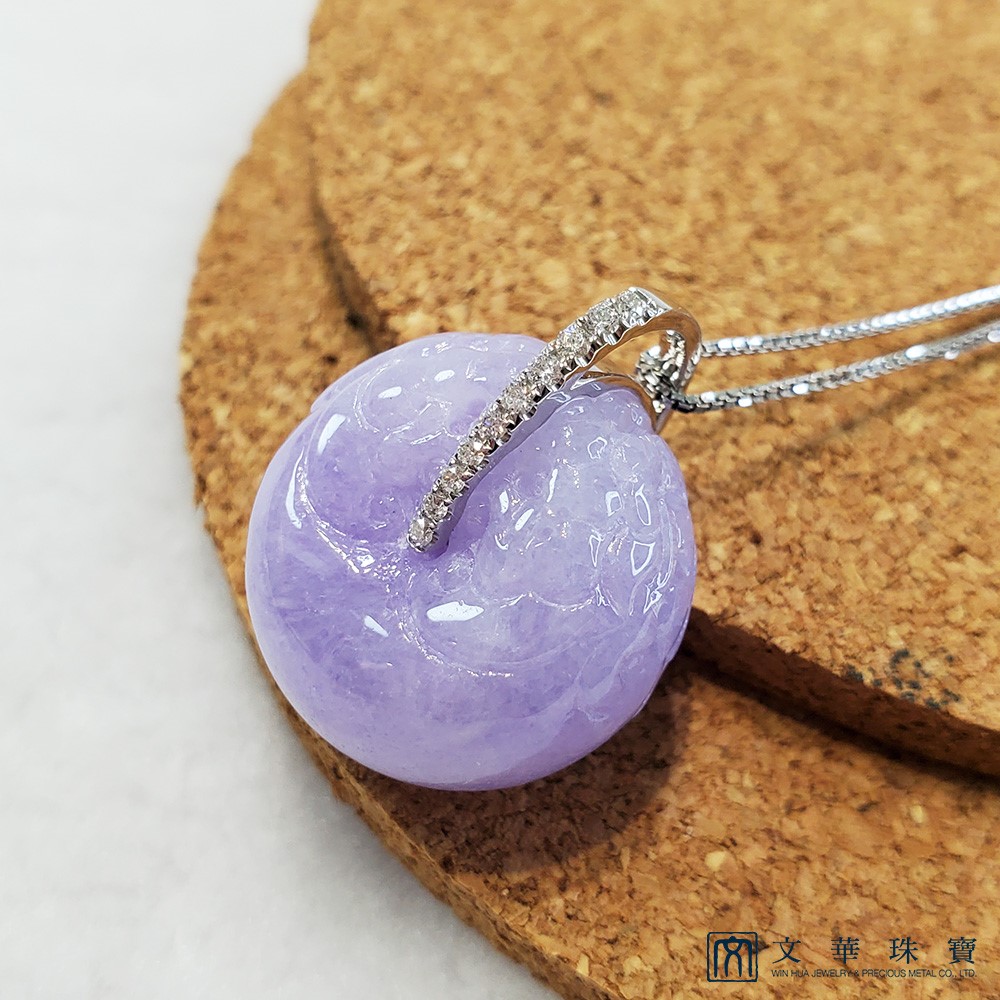 紫羅蘭龍扣鑽墜(已售出)