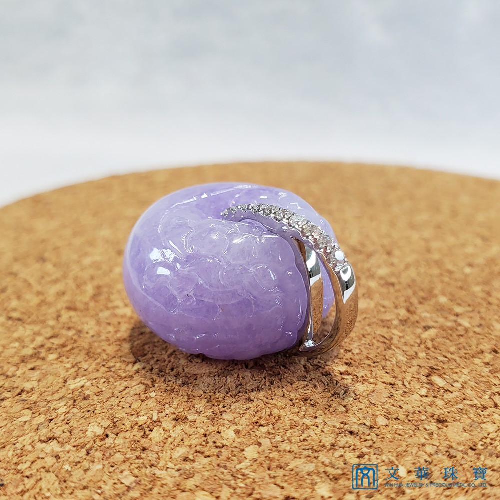 紫羅蘭龍扣鑽墜(已售出)