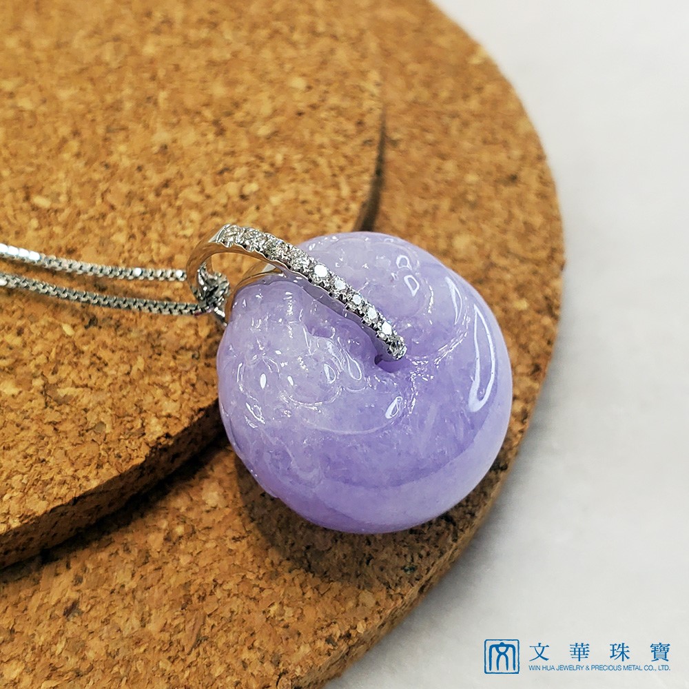 紫羅蘭龍扣鑽墜(已售出)