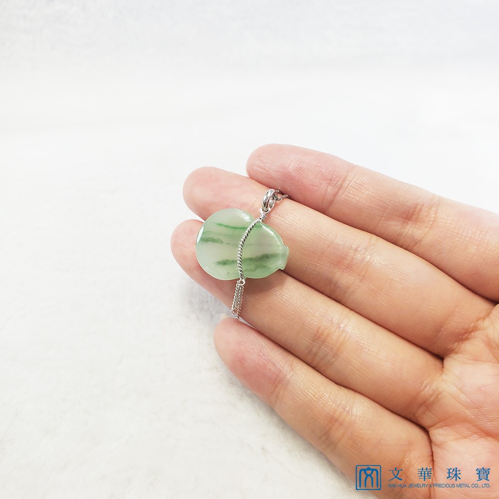 冰飄綠絲葫蘆玉墜