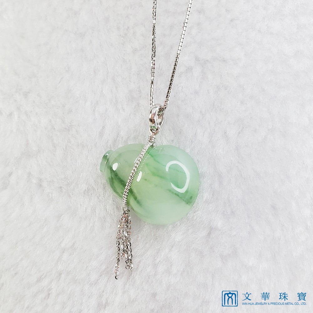冰飄綠絲葫蘆玉墜