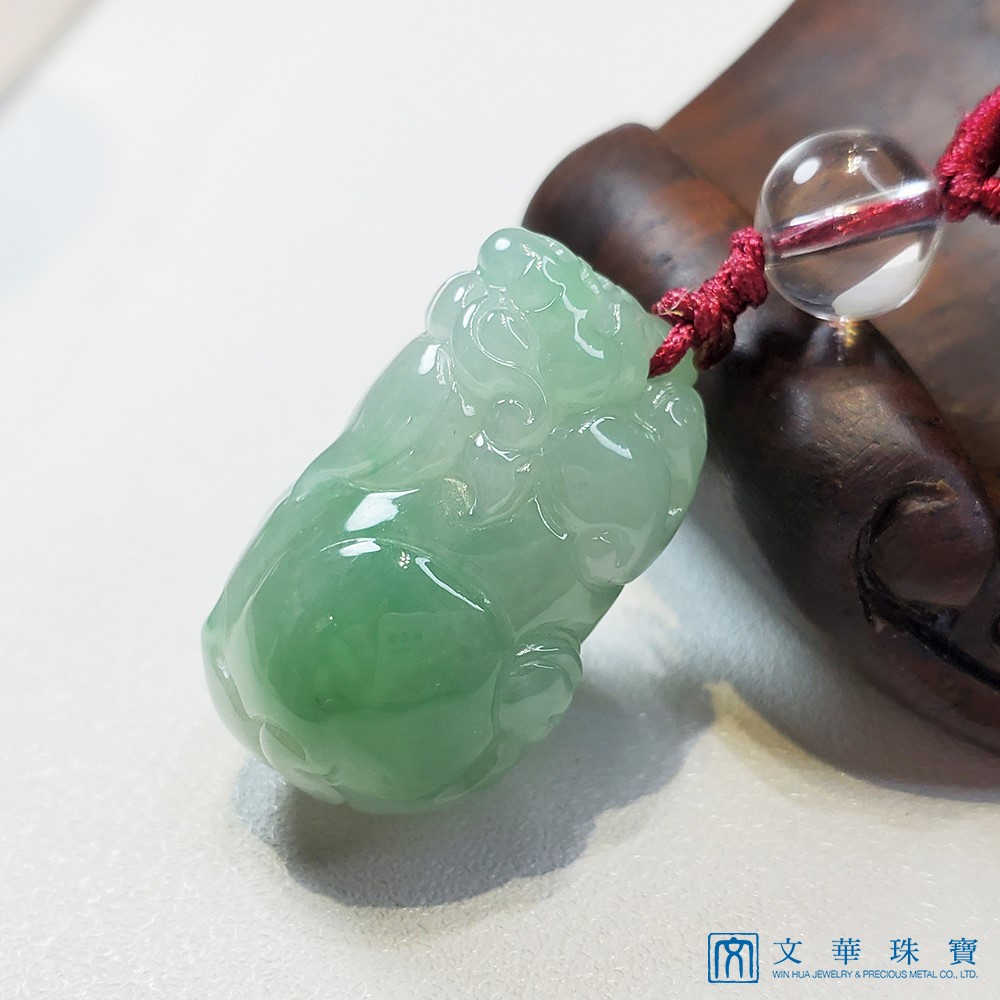 芙蓉綠貔貅把玩掛墜(已售出)
