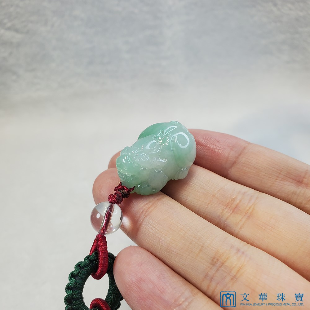 芙蓉綠貔貅把玩掛墜(已售出)