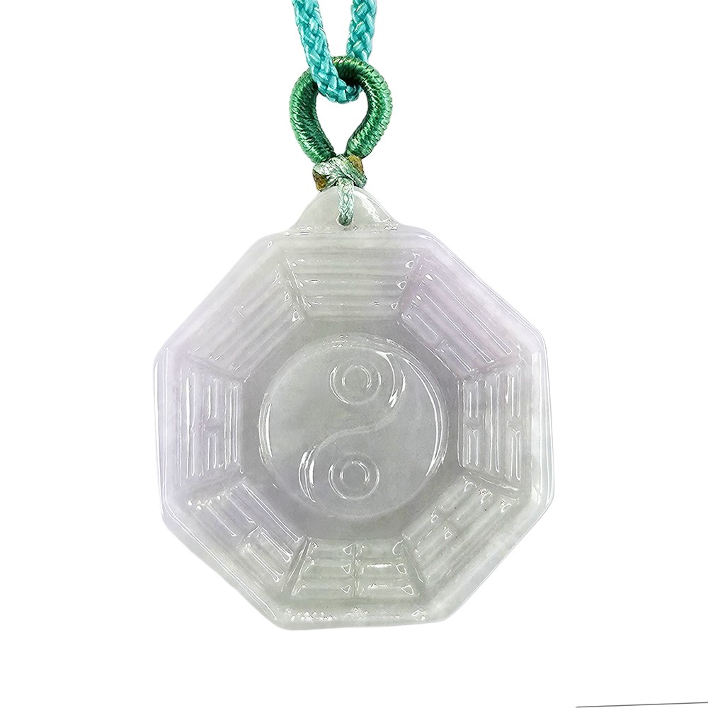 淡春彩八卦玉墜