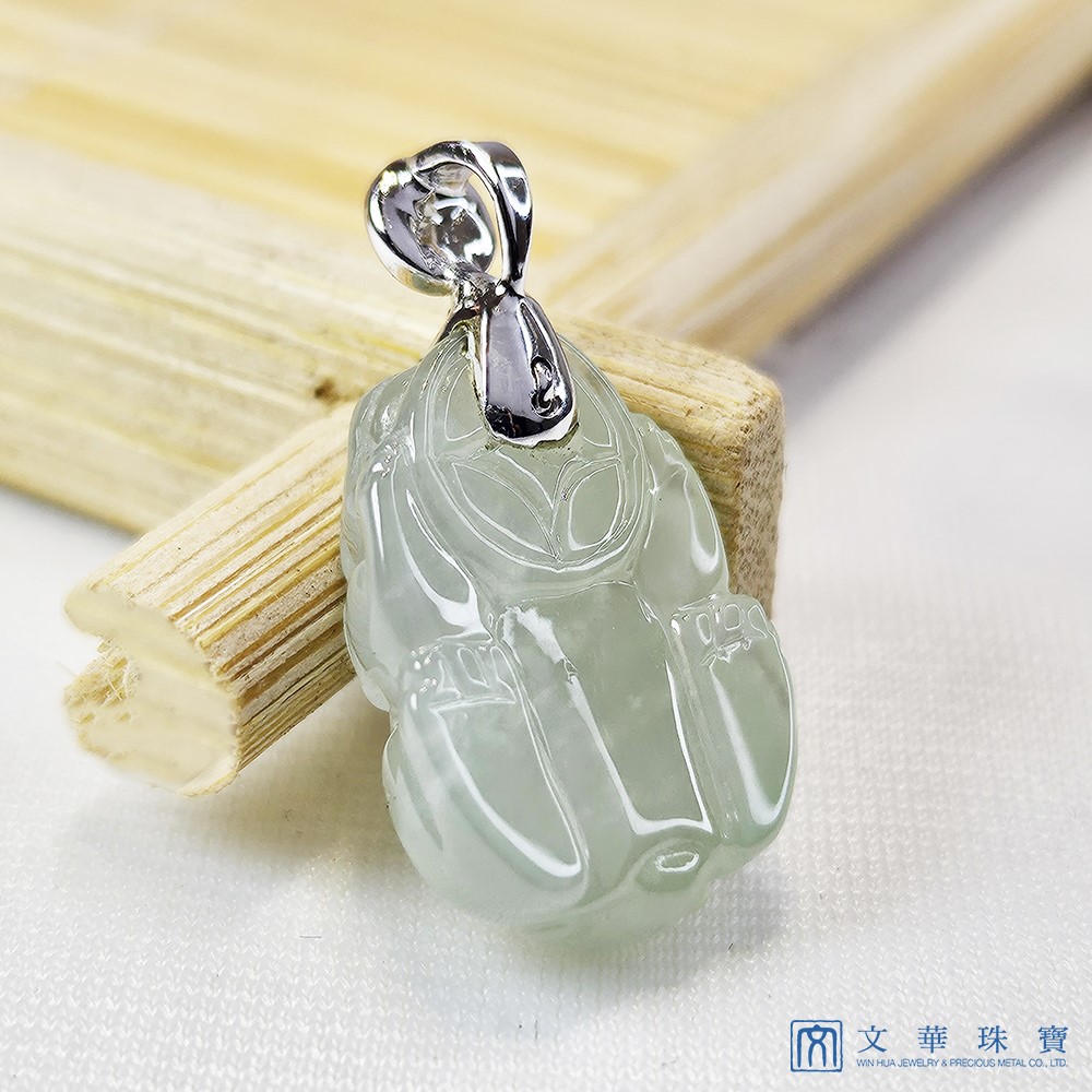 冰芙蓉貔貅玉墜(已售出)