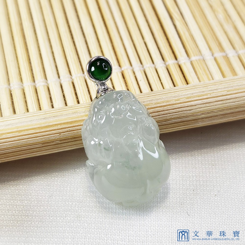 冰芙蓉貔貅玉墜(已售出)