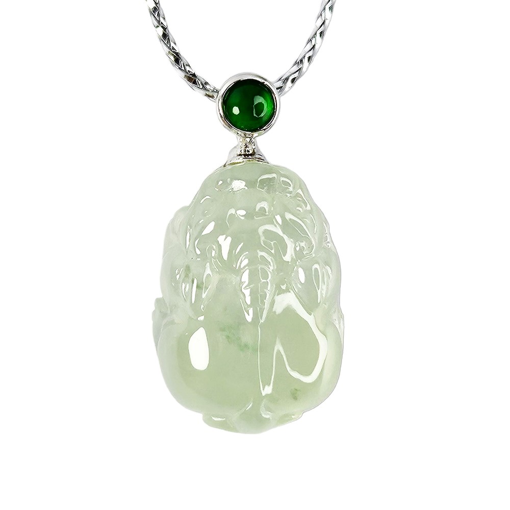 冰芙蓉貔貅玉墜(已售出)