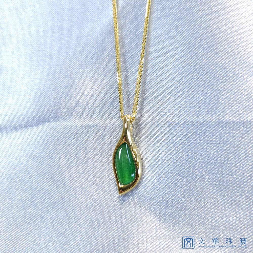 翡翠隨形黃K玉墜(已售出)