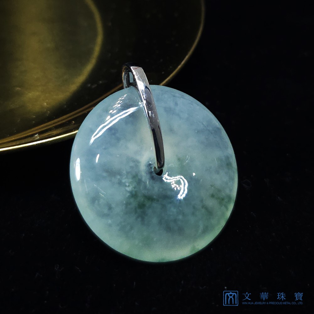 高冰飄蘭花平安扣鑽墜(已售出)