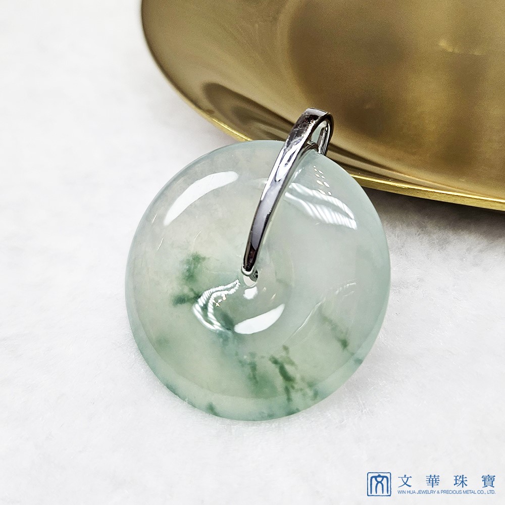 高冰飄蘭花平安扣鑽墜(已售出)