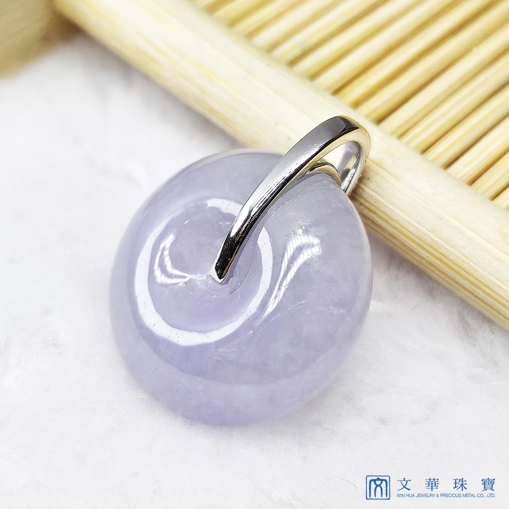 冰紫平安扣鑽墜 (已售出)