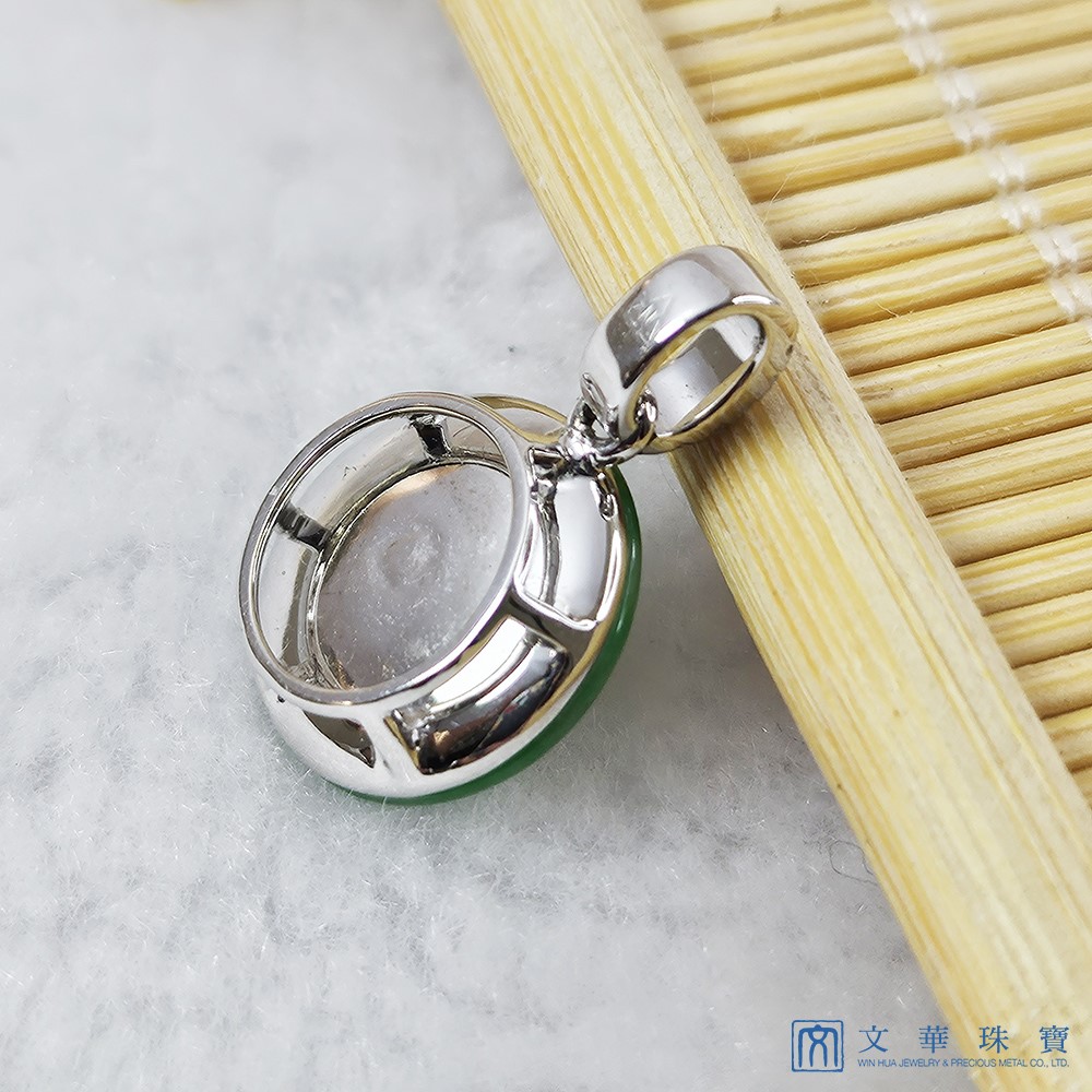 翡翠古錢鑽墜(已售出)