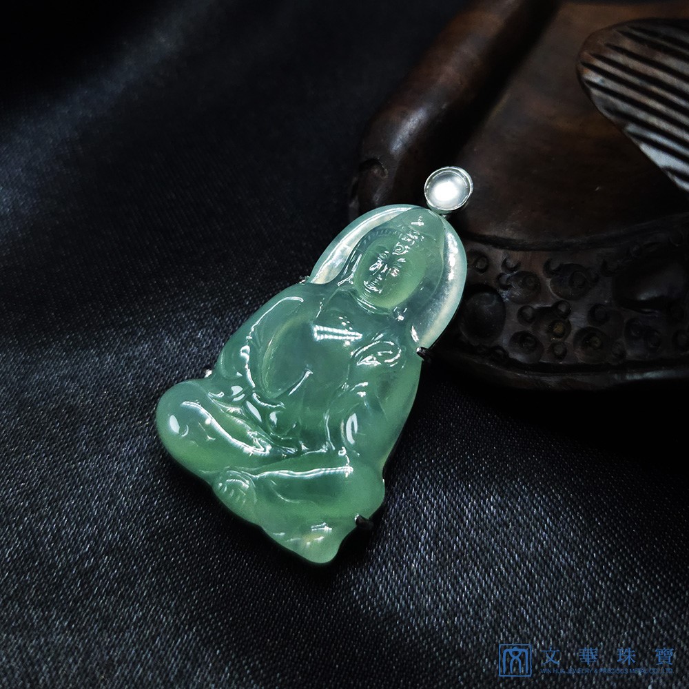 高冰滿綠持瓶觀音