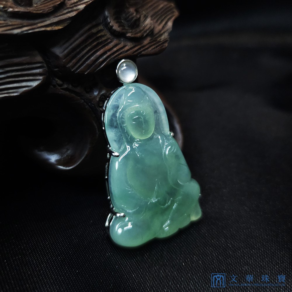 高冰滿綠持瓶觀音