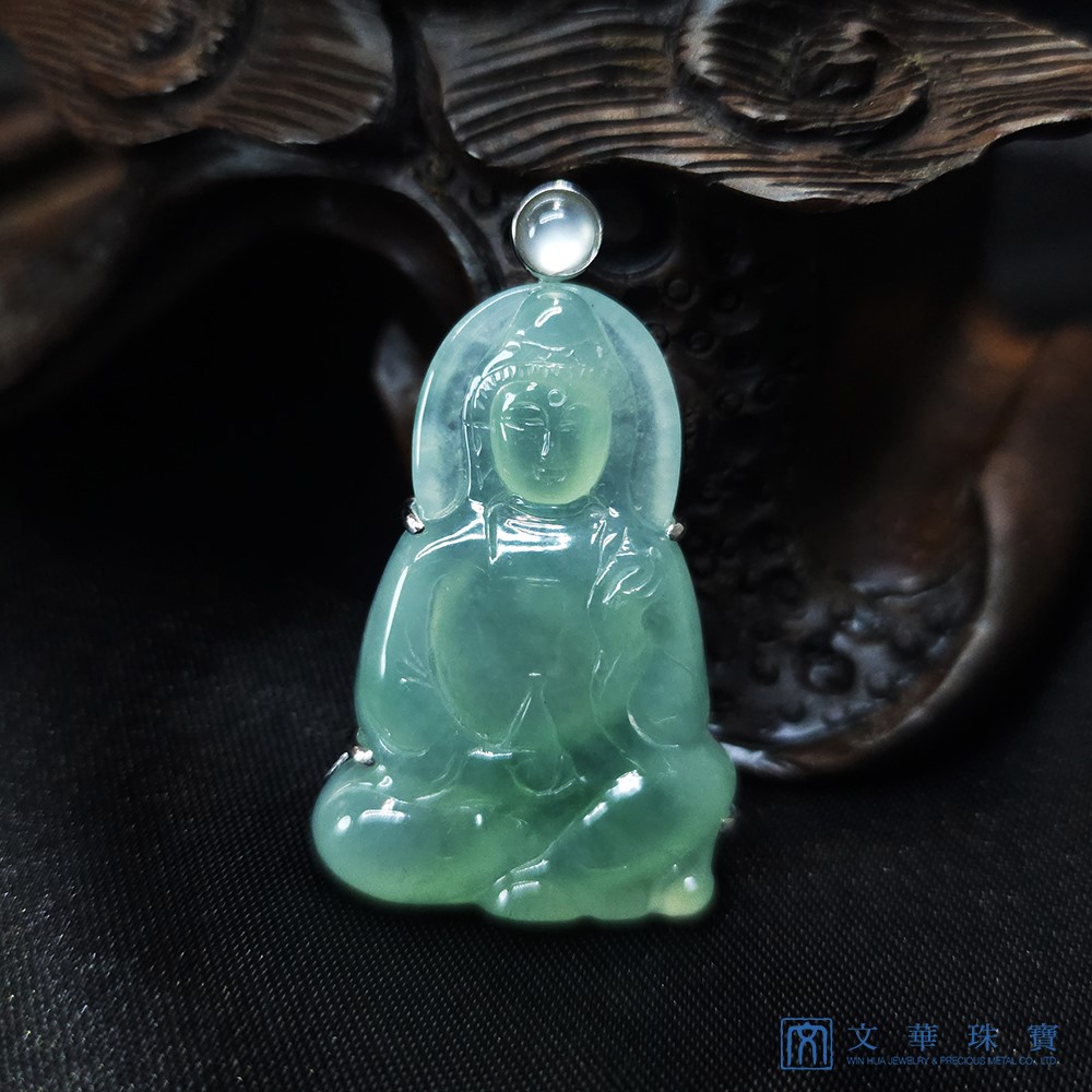 高冰滿綠持瓶觀音