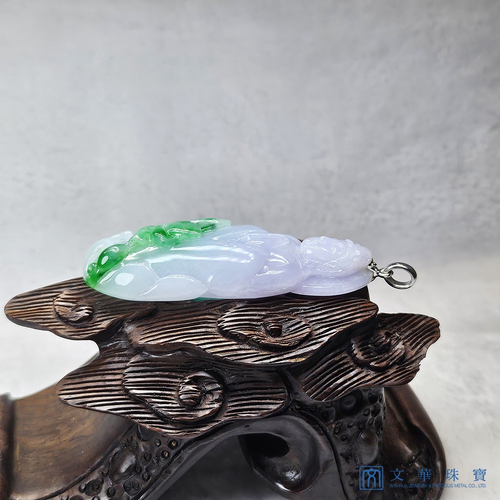 翡翠春彩厚莊觀音