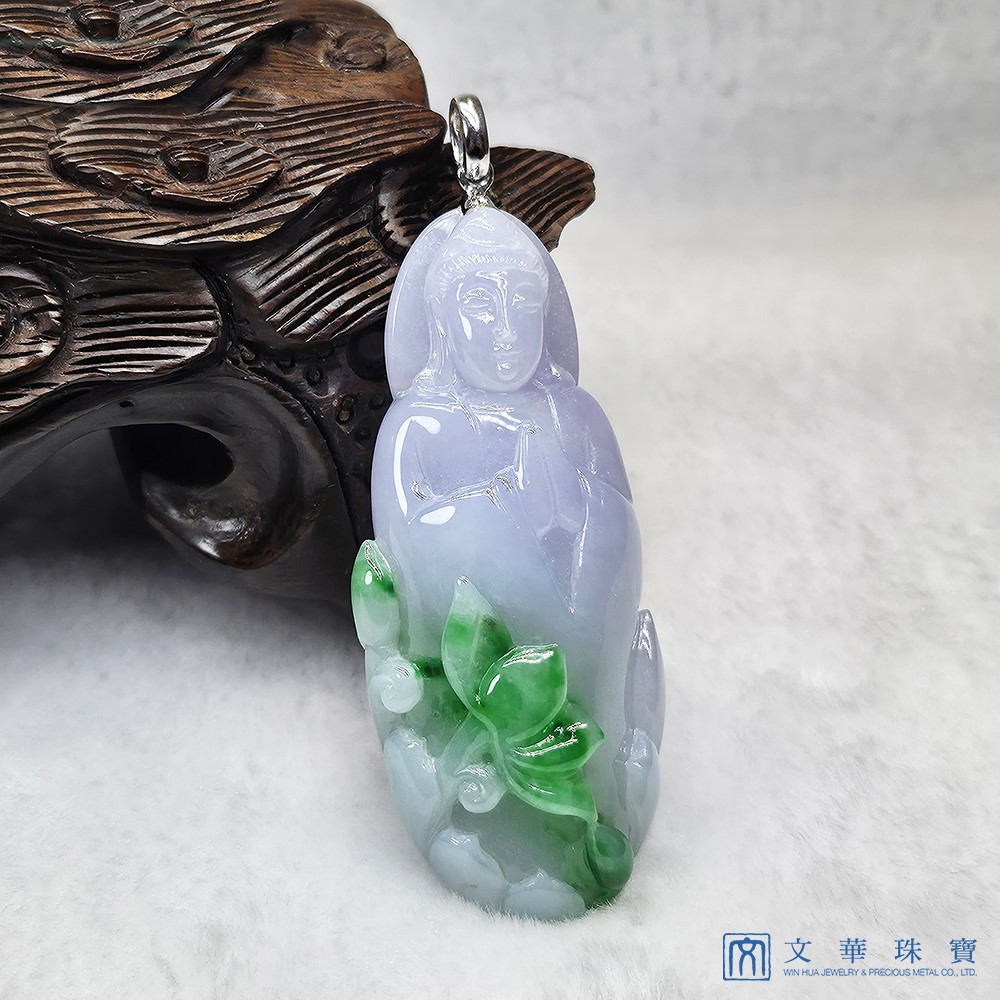 翡翠春彩厚莊觀音