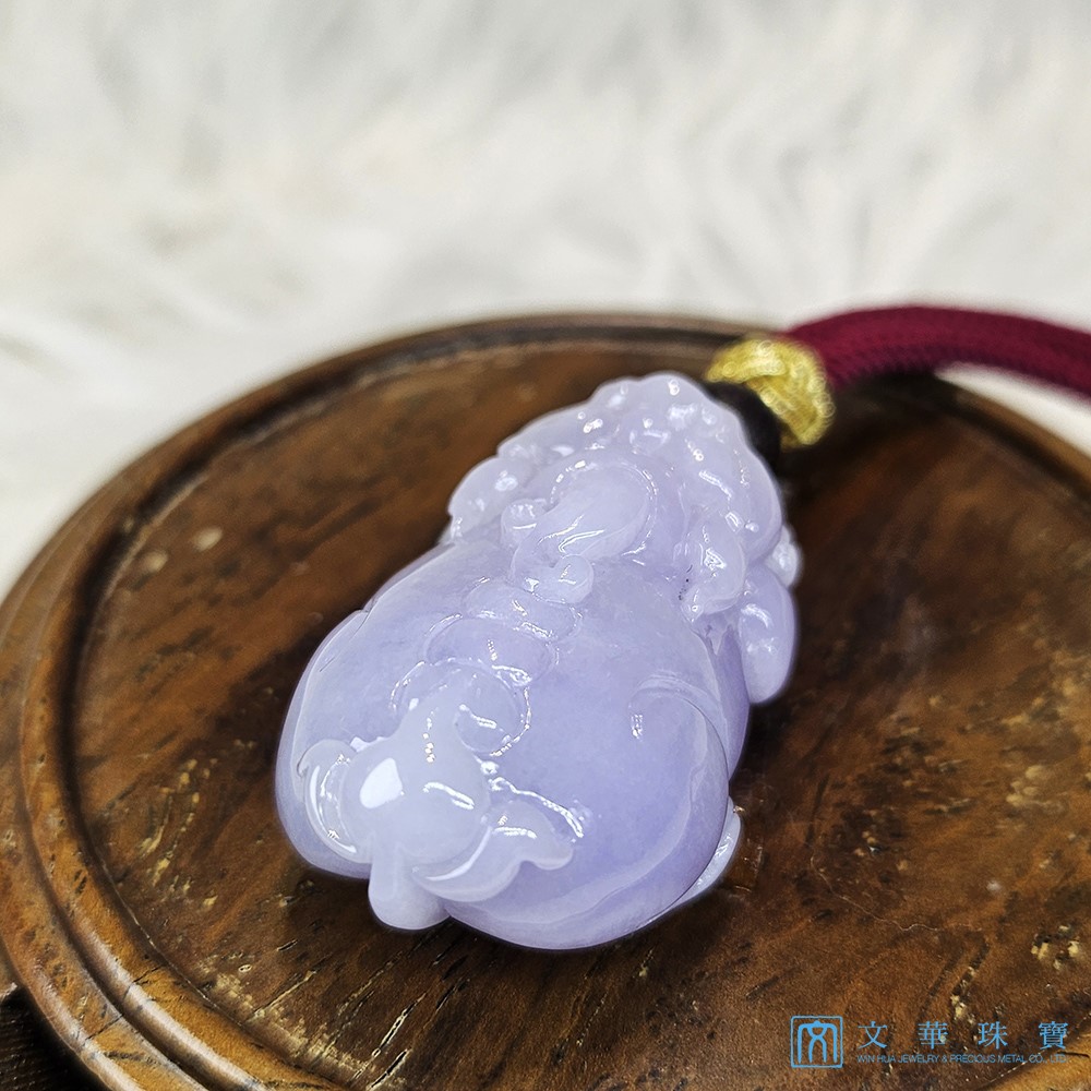 紫羅蘭貔貅把玩掛件 贈精美掛繩乙入