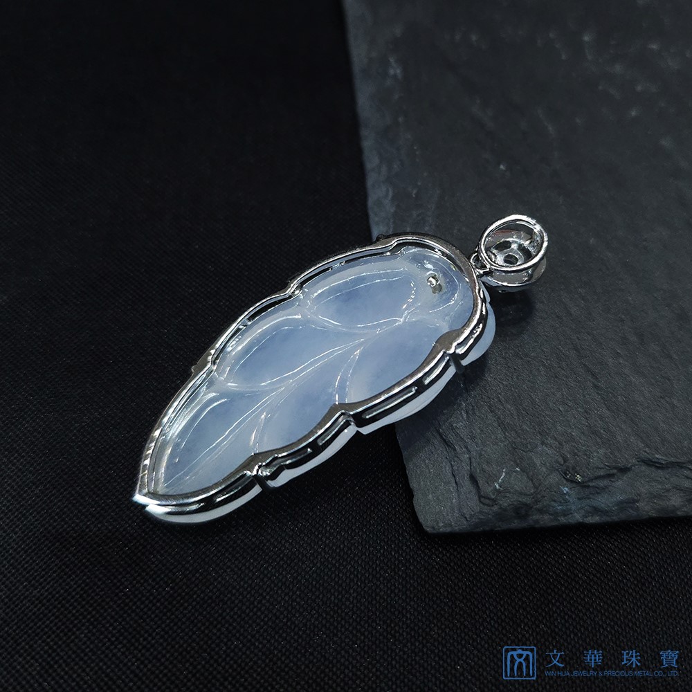 白月光玉葉鑽墜(已售出)