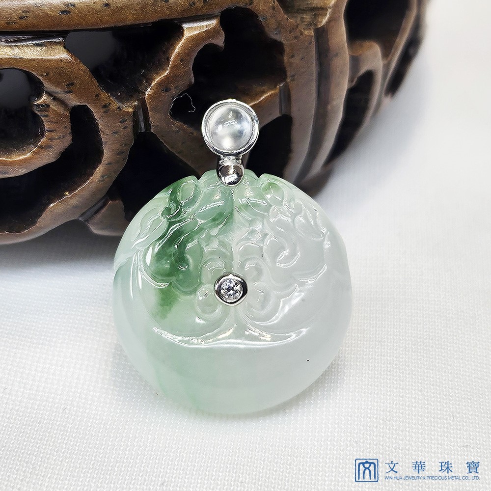 冰底飄花平安龍扣(已售出)