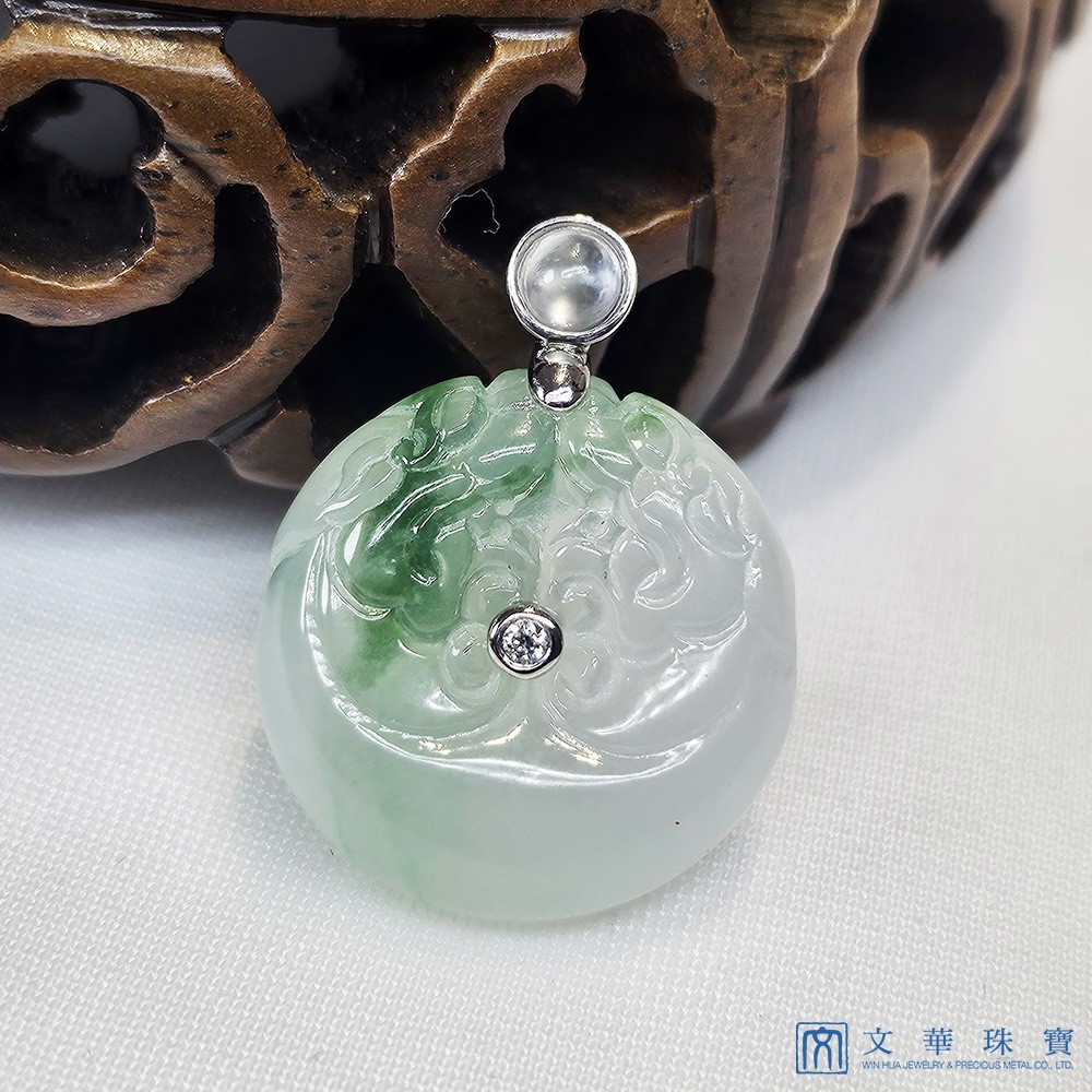 冰底飄花平安龍扣(已售出)