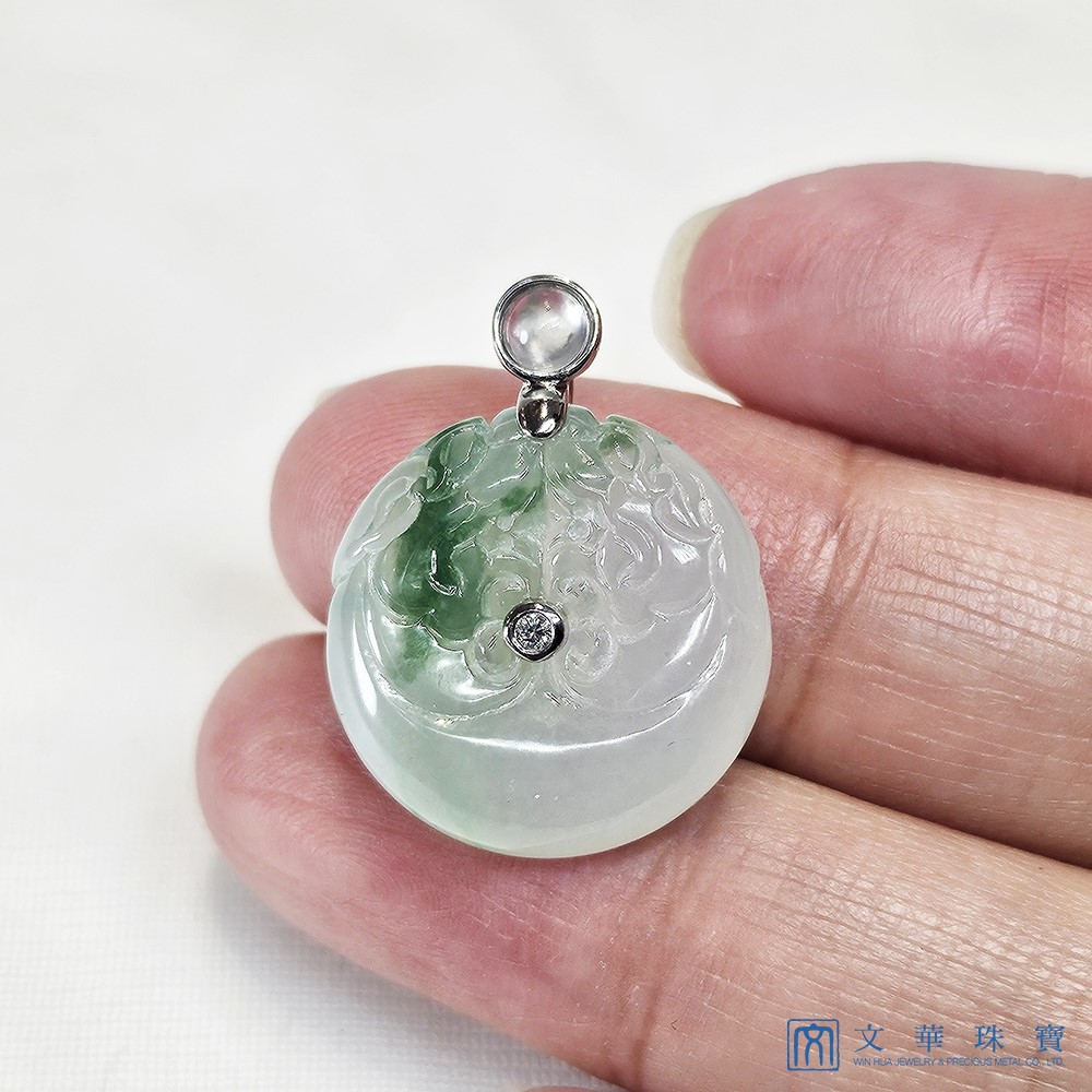 冰底飄花平安龍扣(已售出)