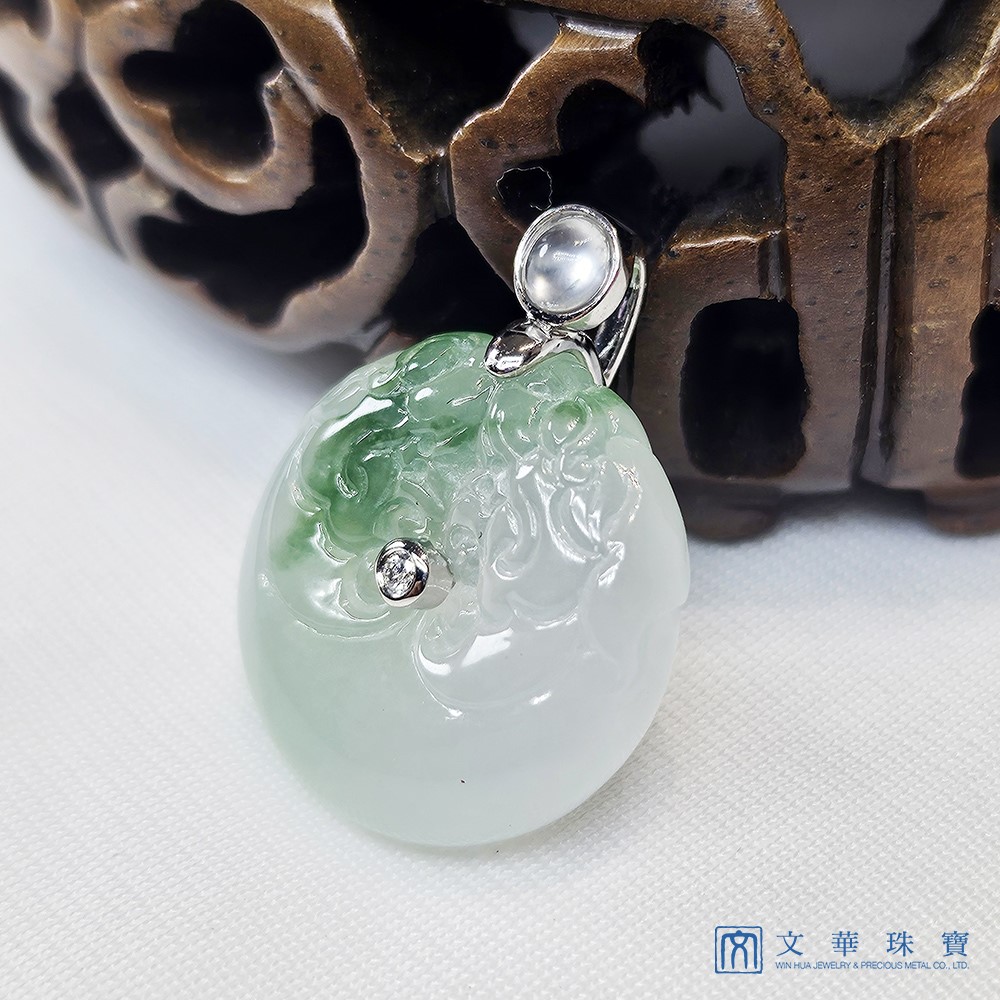 冰底飄花平安龍扣(已售出)