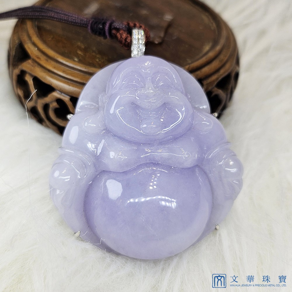 紫玉大尊佛公 贈精美中國繩乙入(已售出)