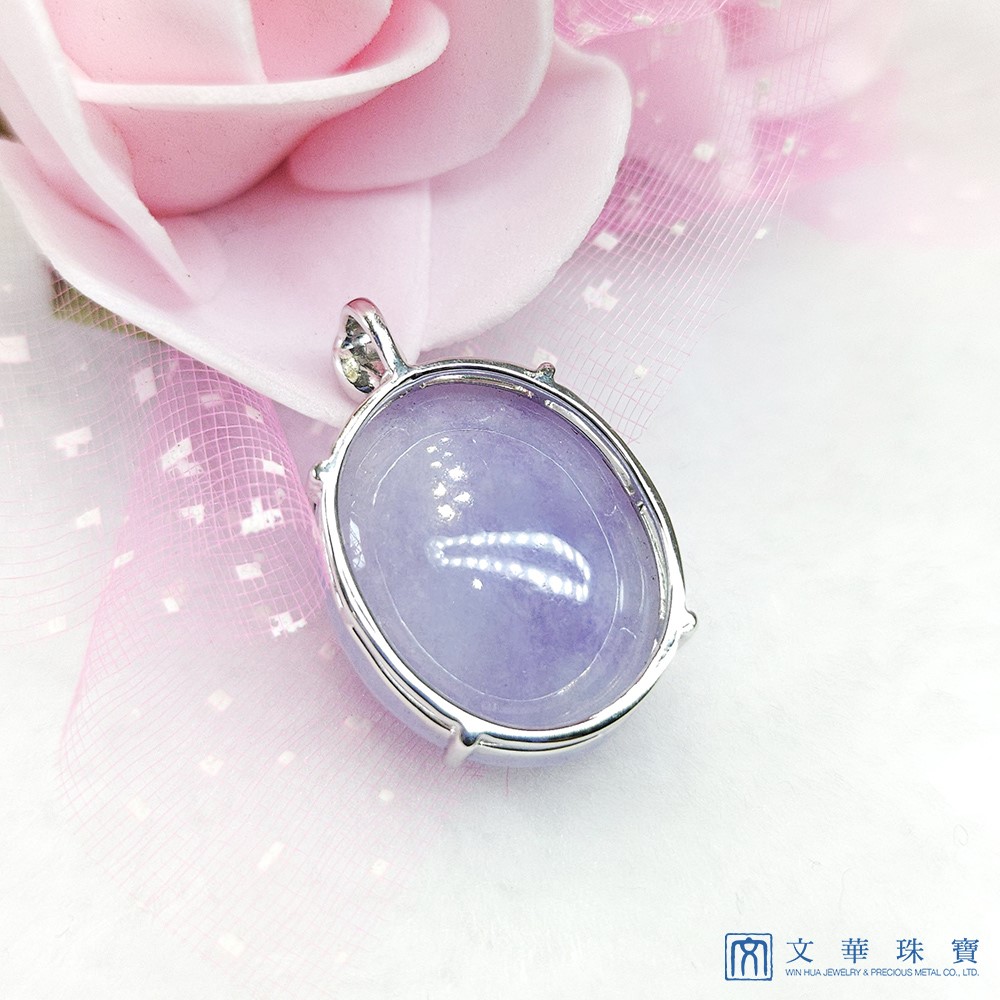 厚莊紫蛋面翡翠玉墜(已售出)