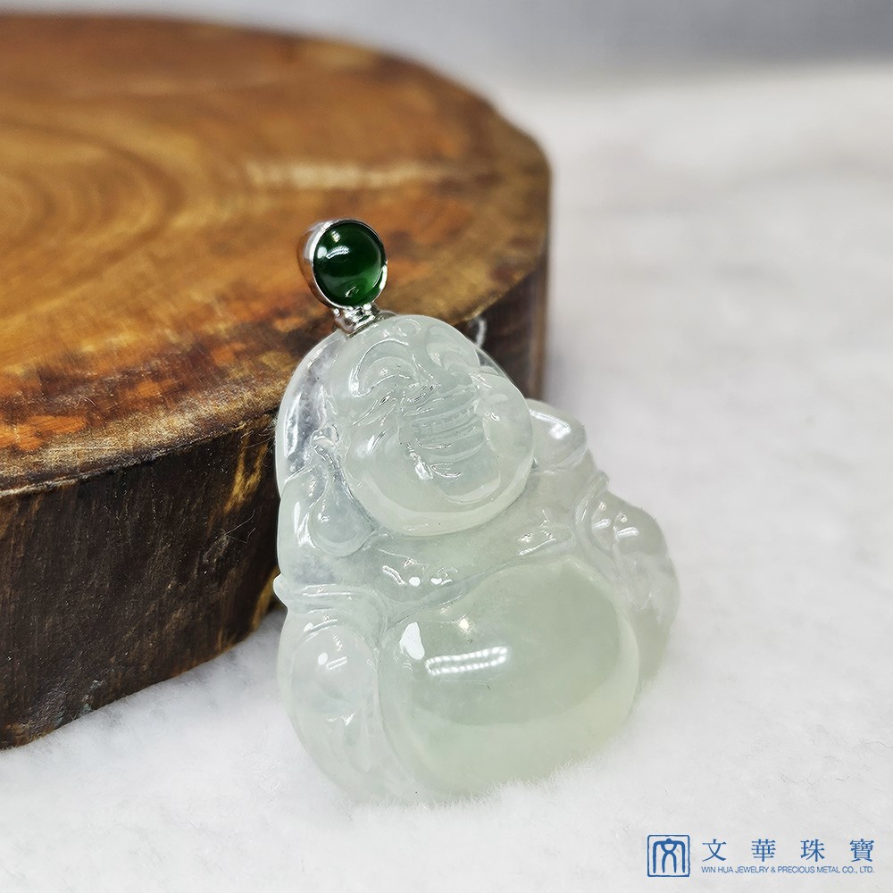 冰芙蓉彌勒佛玉墜