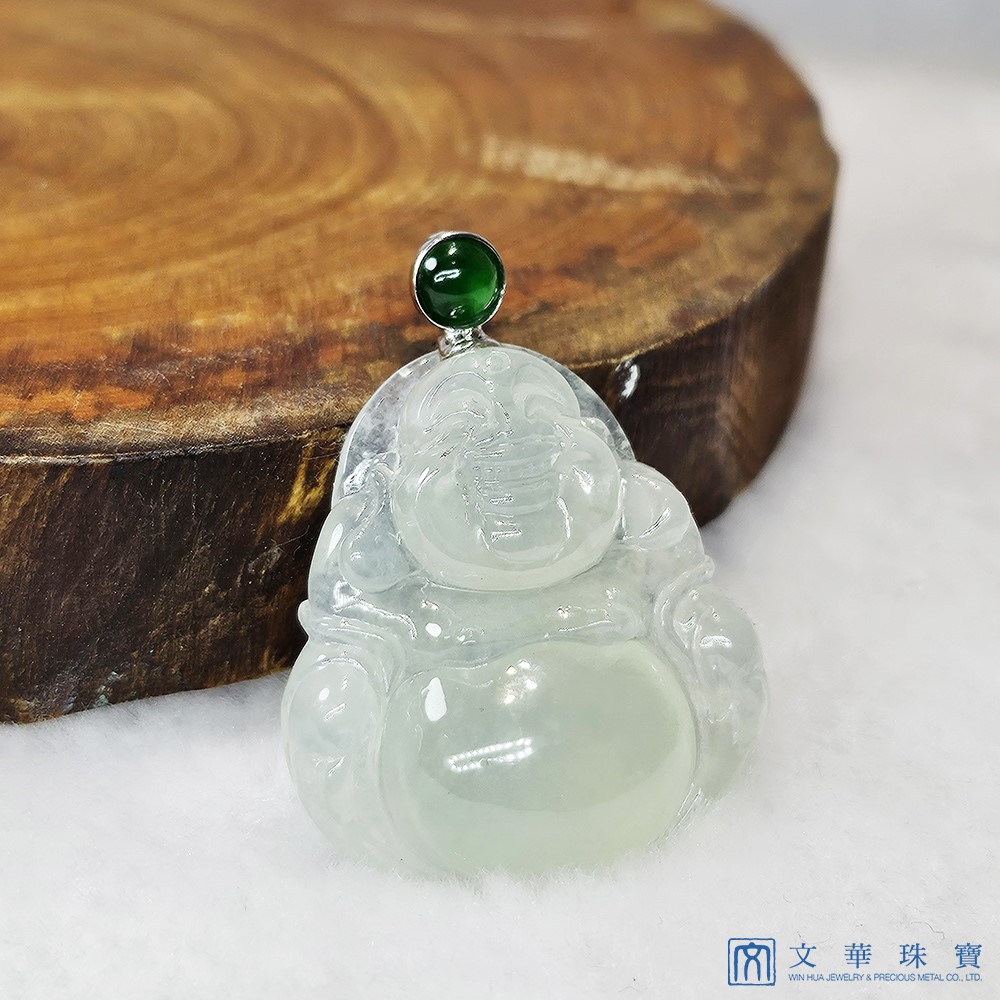 冰芙蓉彌勒佛玉墜